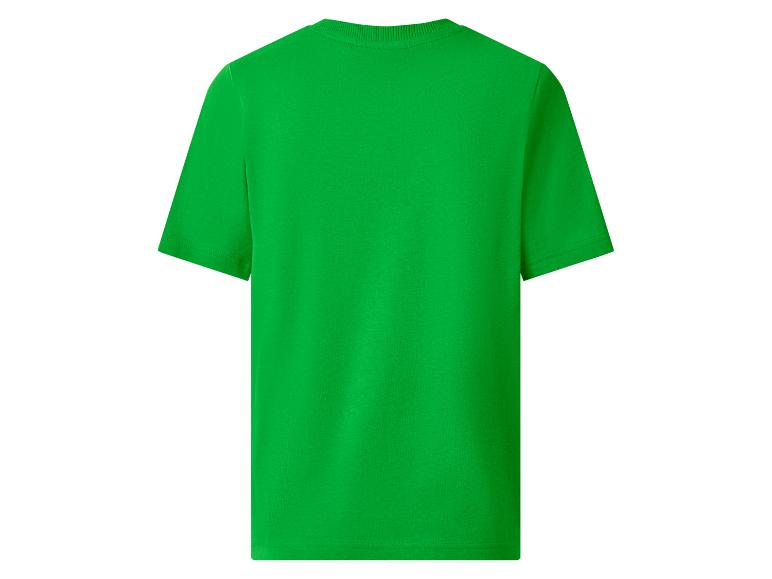 T-shirt vert à manches courtes, vue de dos