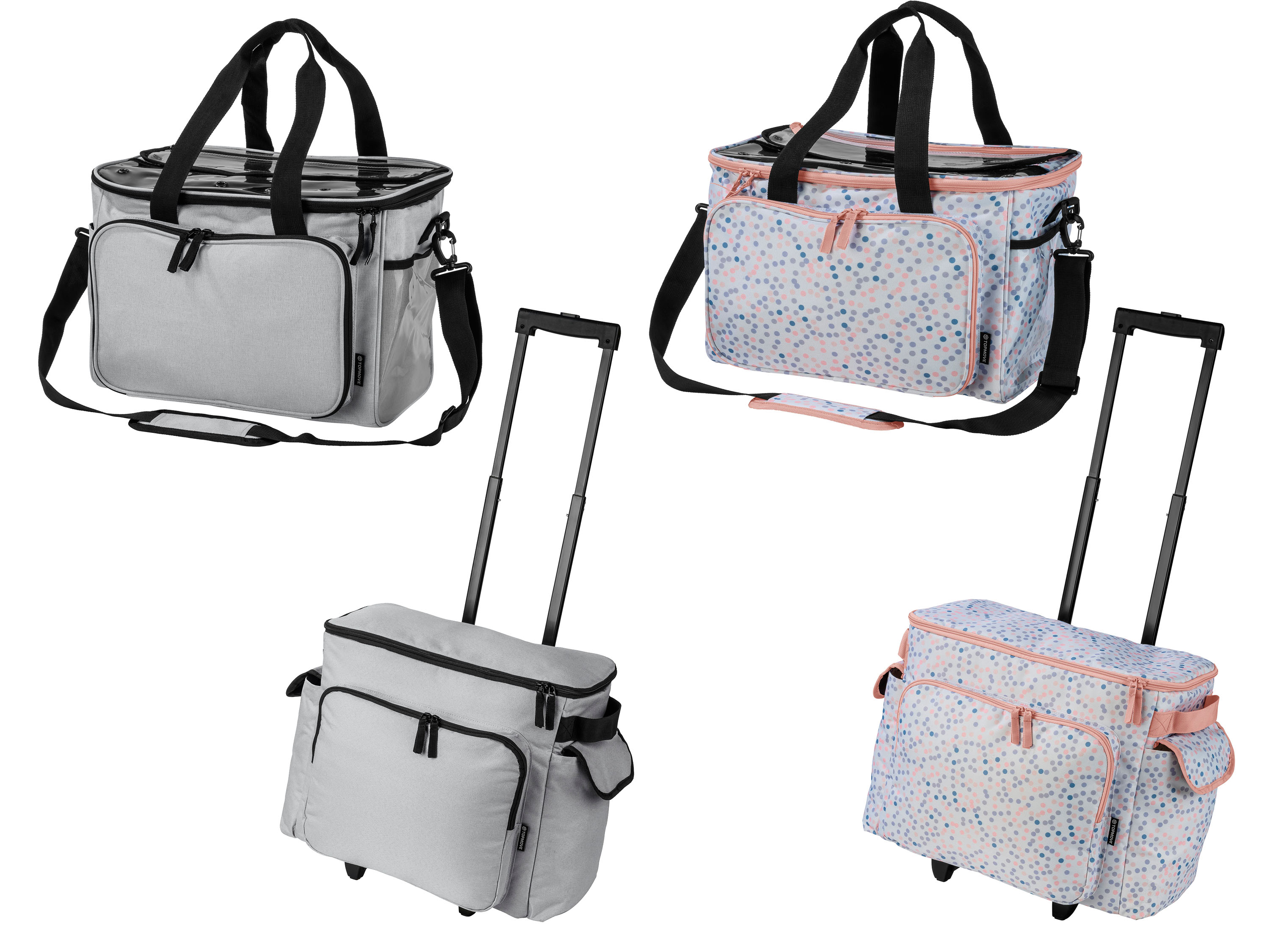 TOPMOVE® Sac pour accessoires de tricot ou trolley pour machine à coudre