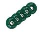 Cinq disques de coupe métal verts, 115 x 6,0 x 22,23 mm, avec max 13 300 tr/min.