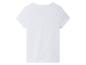 T-shirt blanc à manches courtes pour enfant.