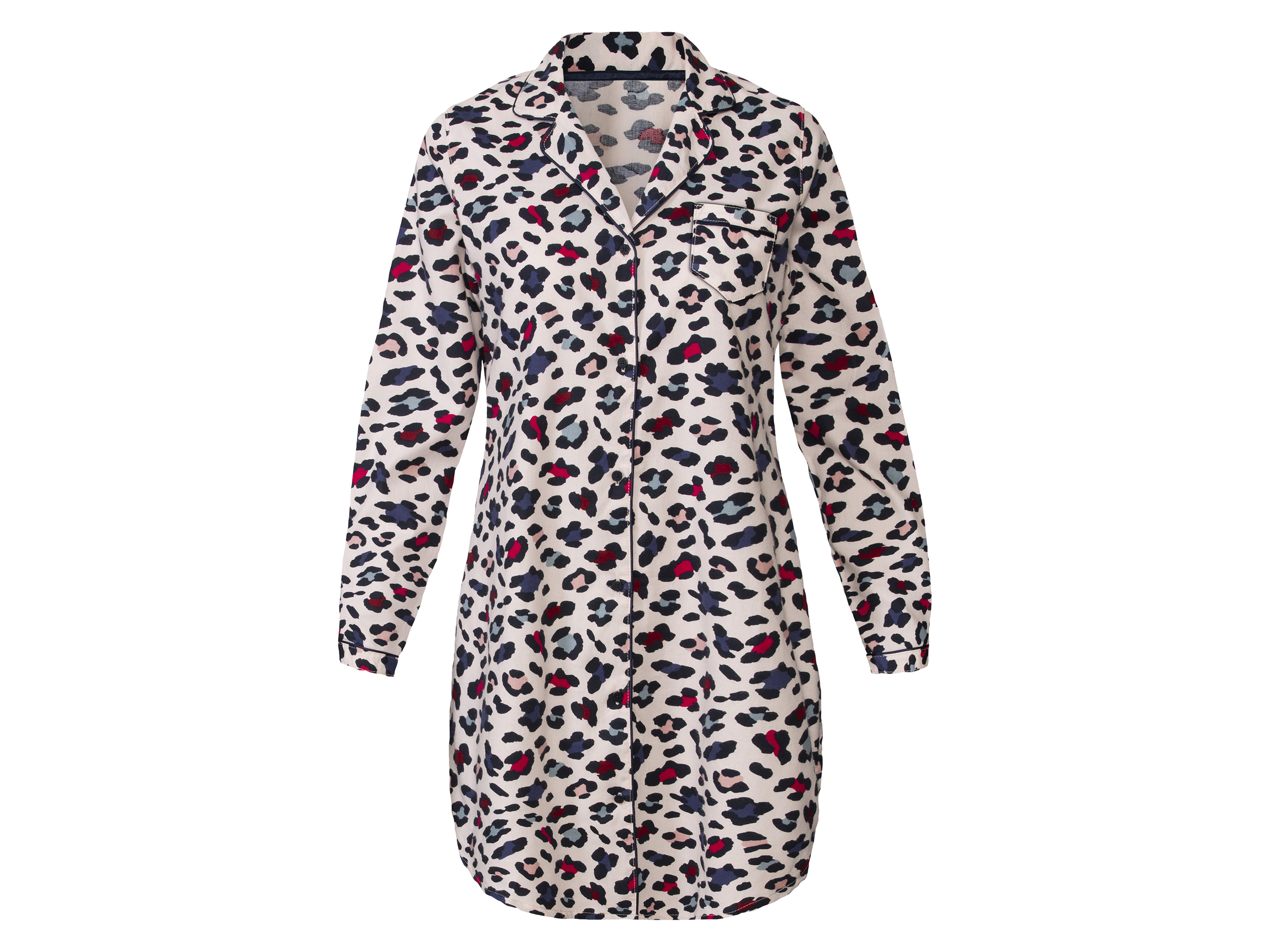 esmara® Chemise de pyjama longue femme (imprimé léopard)