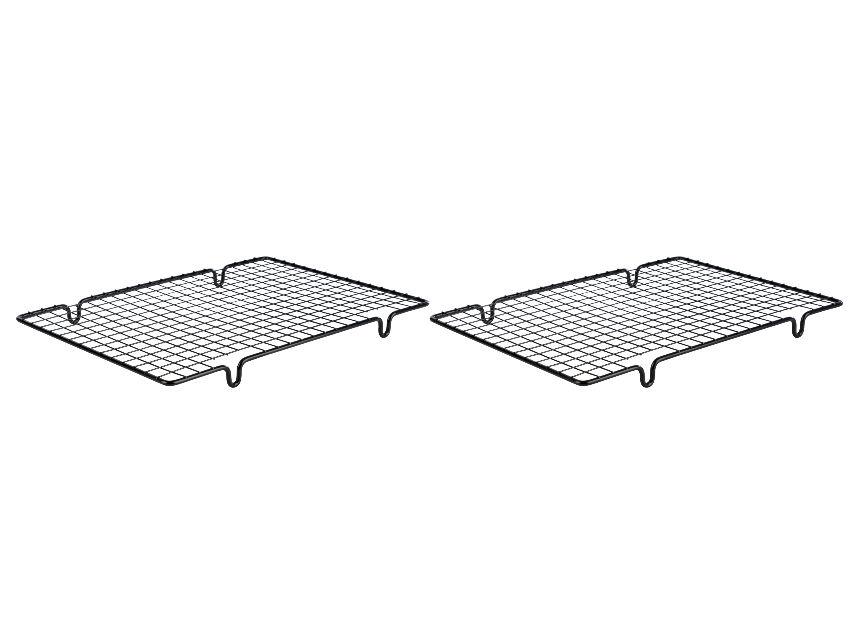LIVARNO home Set de 2 grilles de cuisson et refroidissement antiadhésives (rectangulaire)