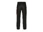 Pantalon de travail noir avec poches cargo, détails rouges.
