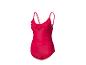Maillot de bain une pièce rouge avec volants et fronces