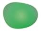 Forme ovale verte lumineuse