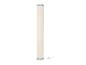 Lampe sur pied de style minimaliste avec abat-jour blanc.
