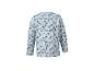 Haut de pyjama bleu clair pour enfant avec motif de voitures.