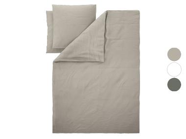 LIVARNO® Parure de lit en lin mélangé, 240 x 220 cm