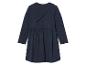 Robe longue à manches longues pour enfant, bleu marine.