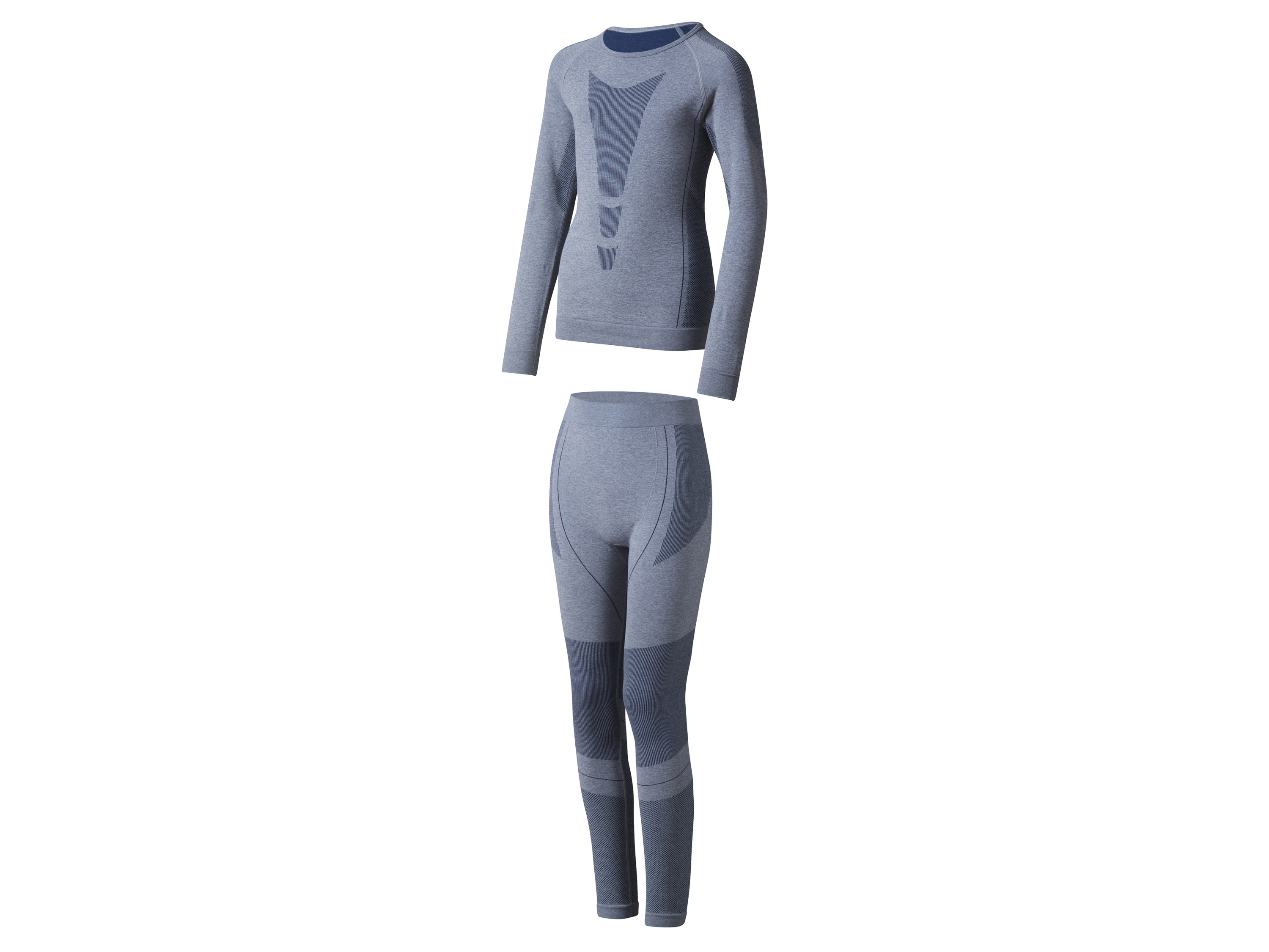 CRIVIT Sous-vêtements techniques seamless garçon (134/140, gris)