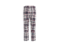 Pantalon de pyjama à carreaux pour homme en blanc, bleu et rouge