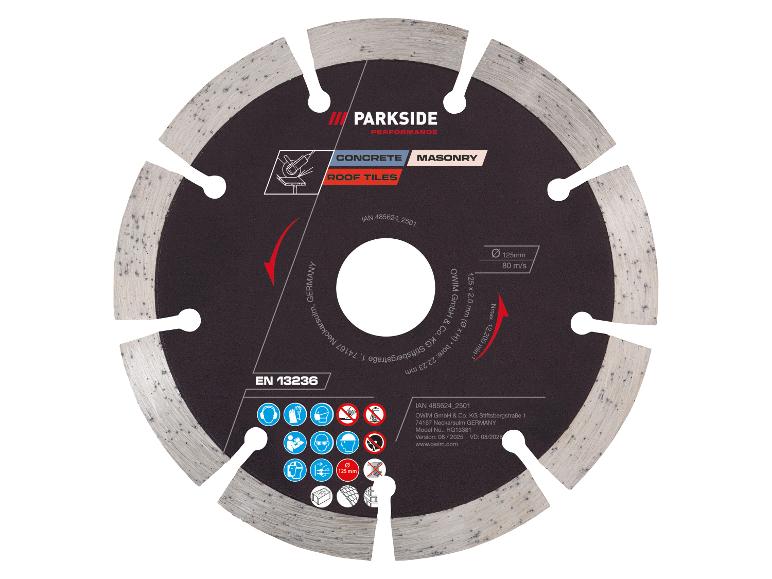 Disque diamanté pour béton, maçonnerie et tuiles.