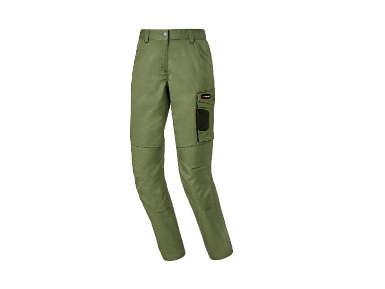 Pantalon de travail vert Parkside avec poches à outils