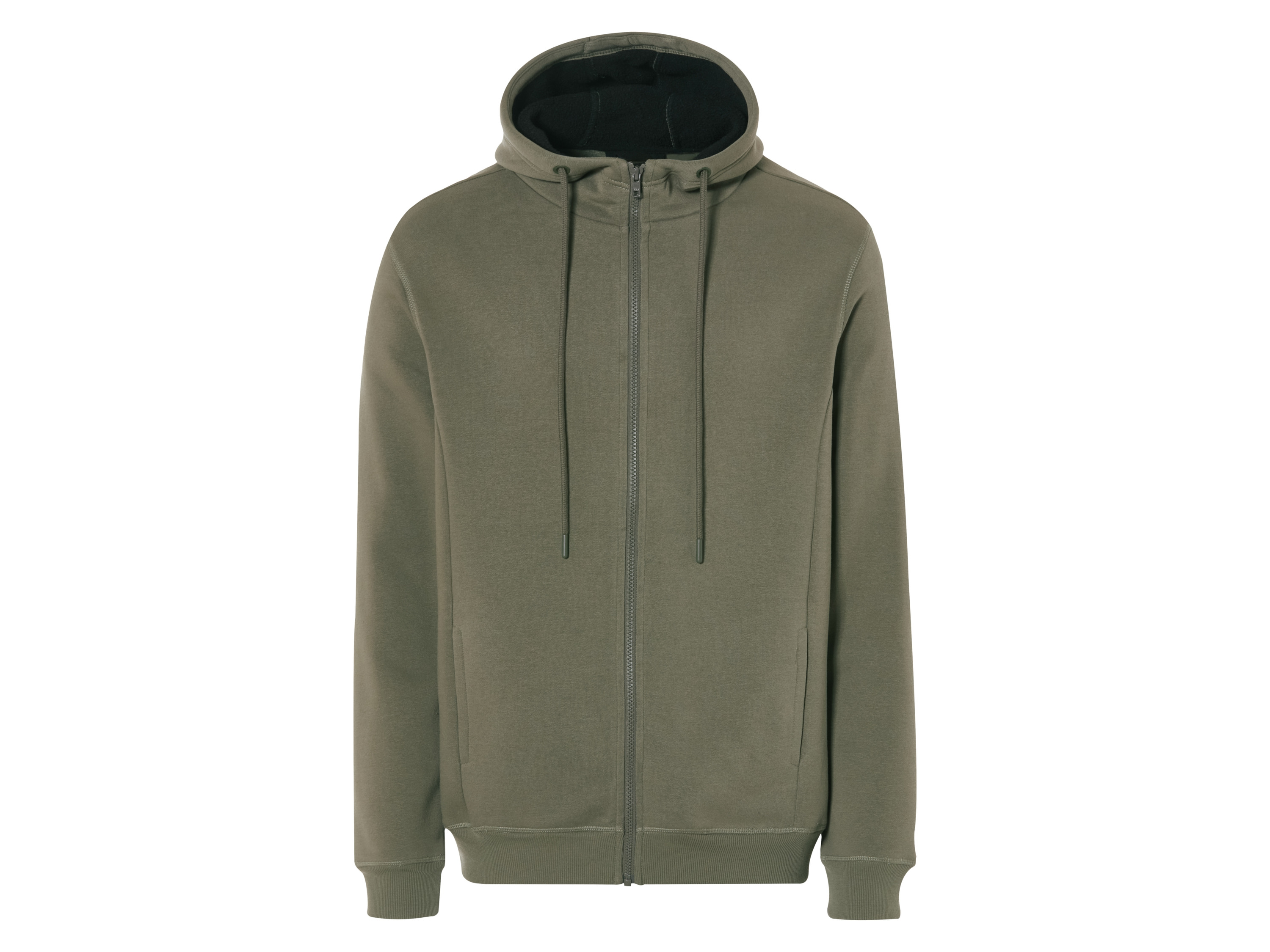 LIVERGY® Sweat zippé homme (S, kaki)