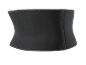 Ceinture amincissante noire avec coutures.