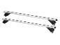 Deux barres de toit Ultimate Speed, aluminium argenté.