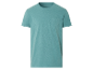 T-shirt bleu-vert avec poche.