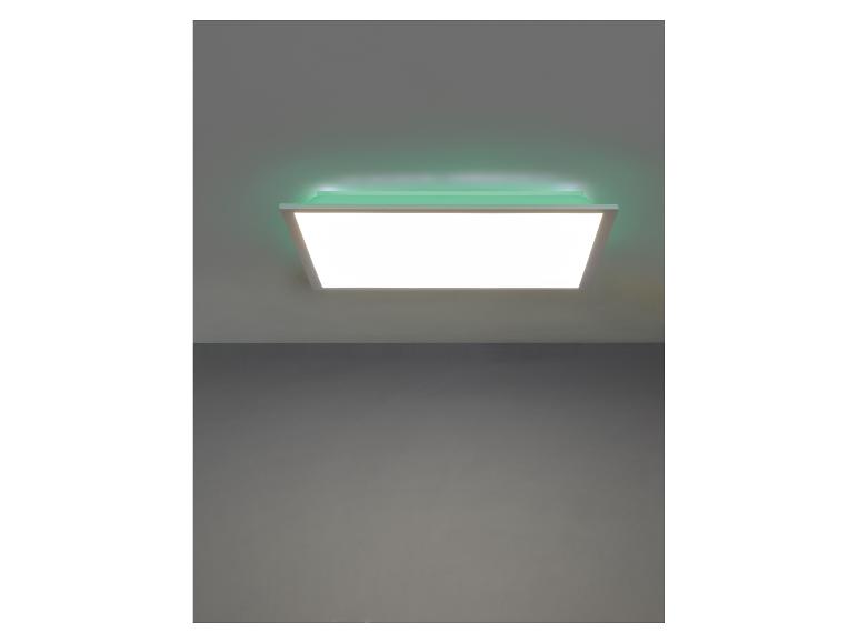 Un plafonnier LED avec éclairage intégré.