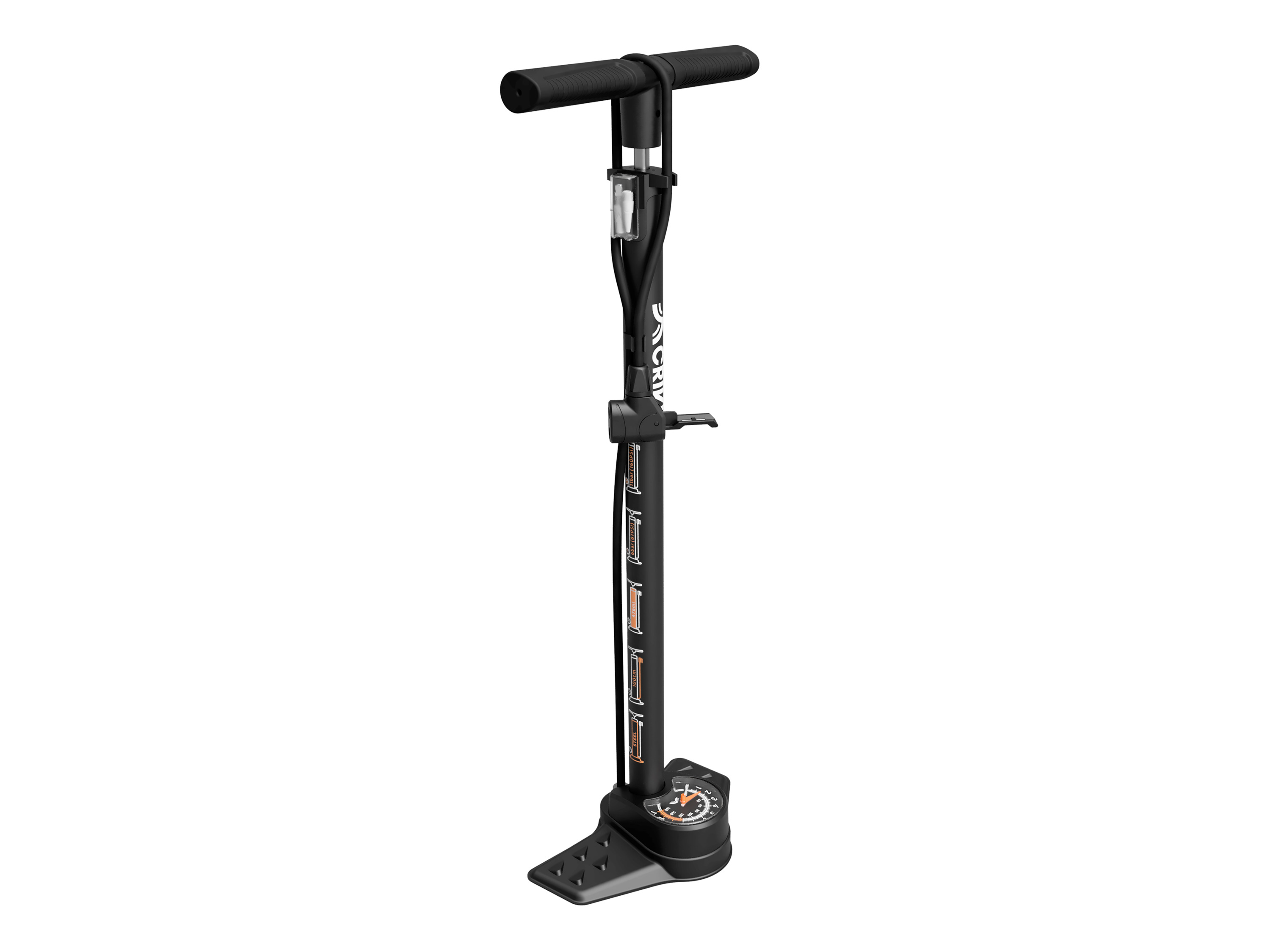 CRIVIT Pompe à pied XL avec manomètre