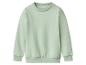 Sweat-shirt vert clair uni pour enfant