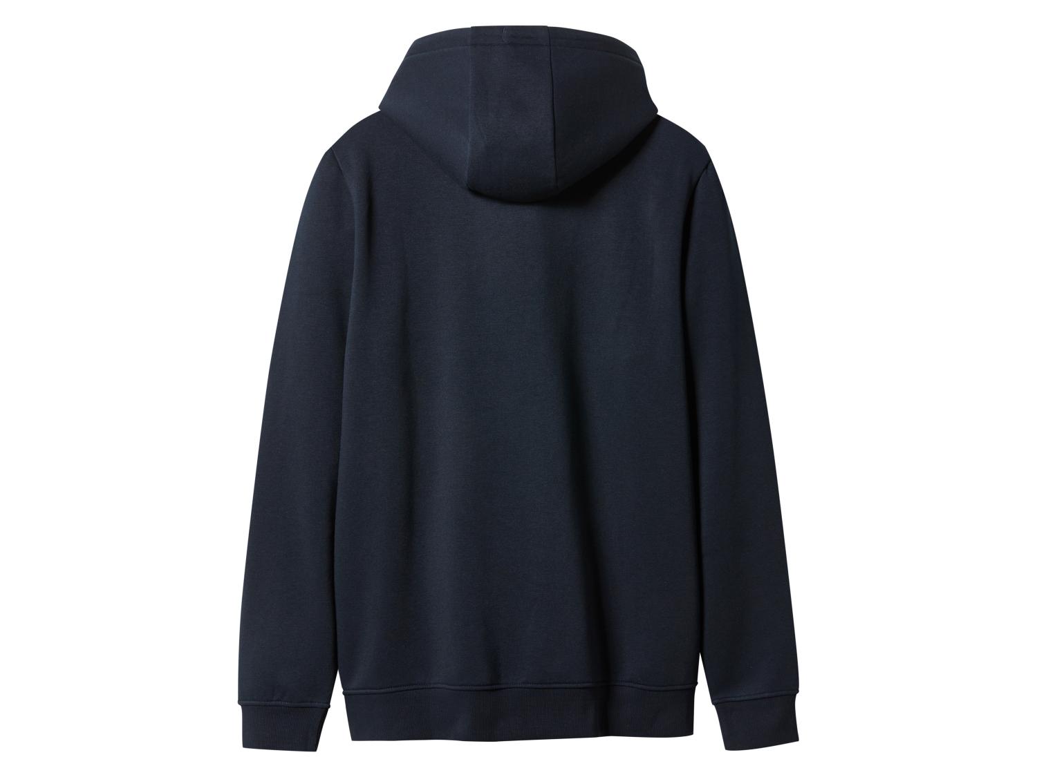 Sweat Zippé Capuche Homme LIDL Jaune - Taille XL, Style Vintage