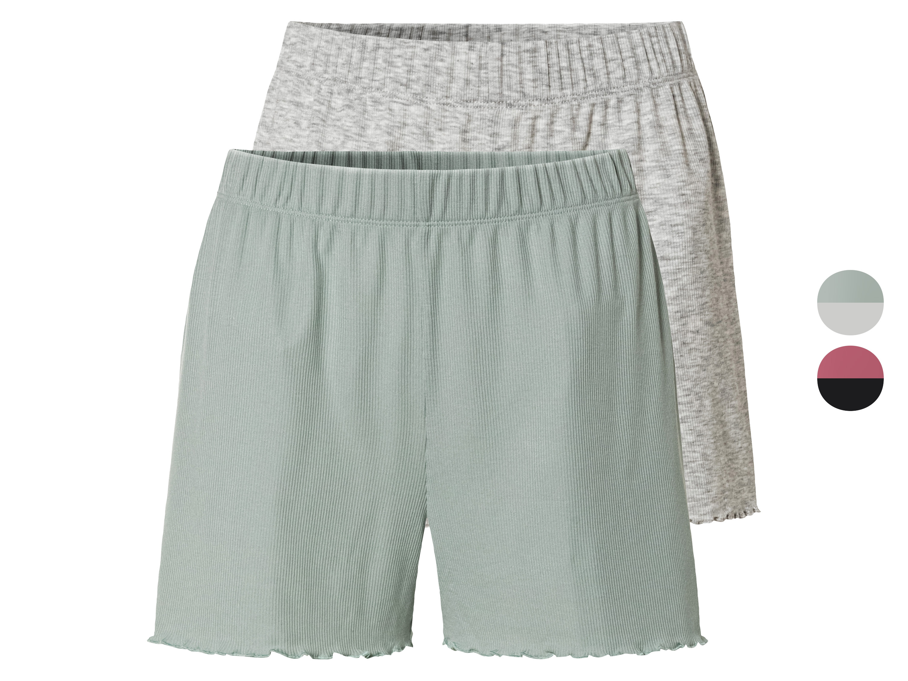 esmara® Lot de 2 bas de pyjama femme