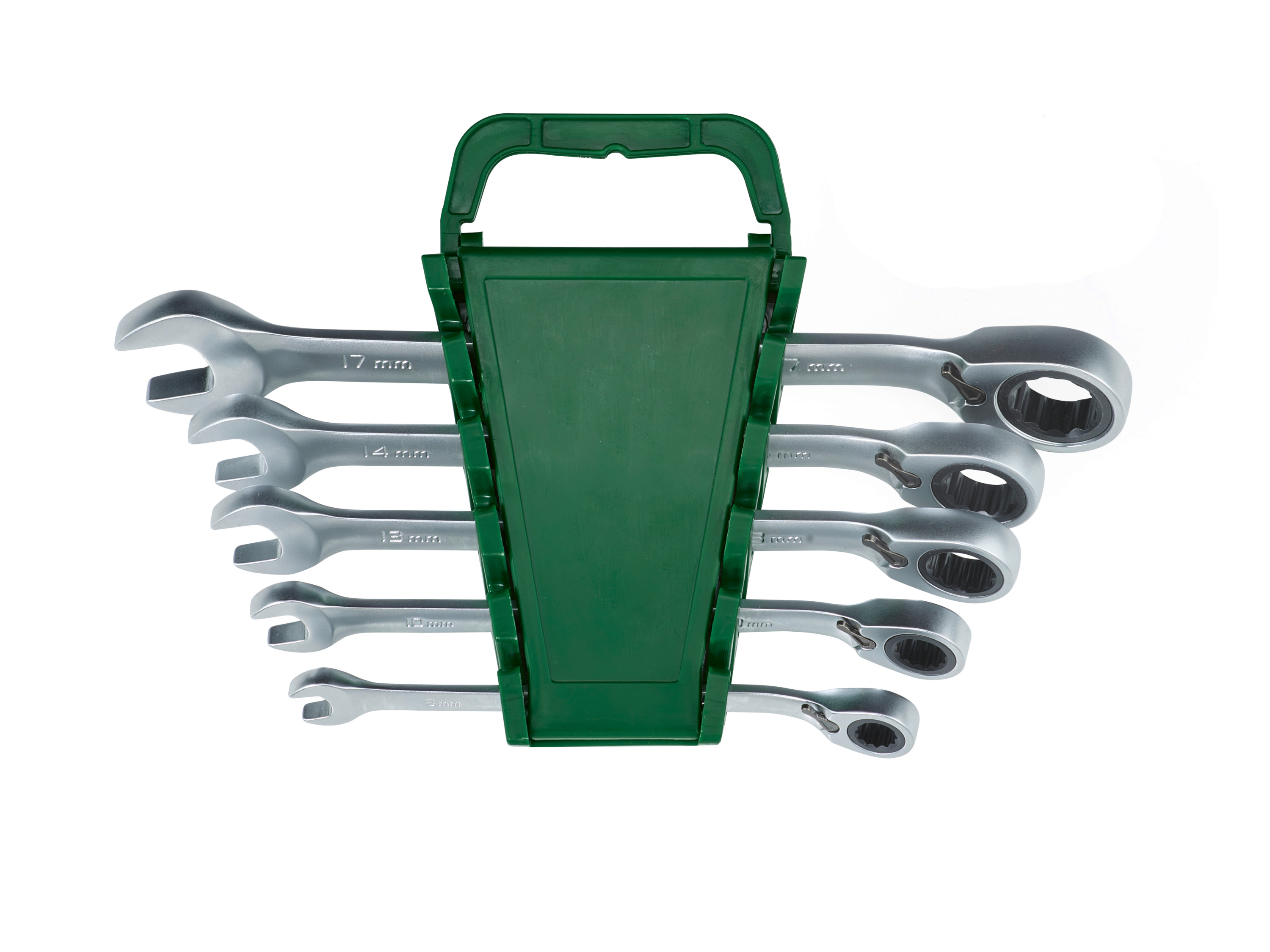 PARKSIDE® Clés mixtes à cliquet (Coudé 5pcs.)