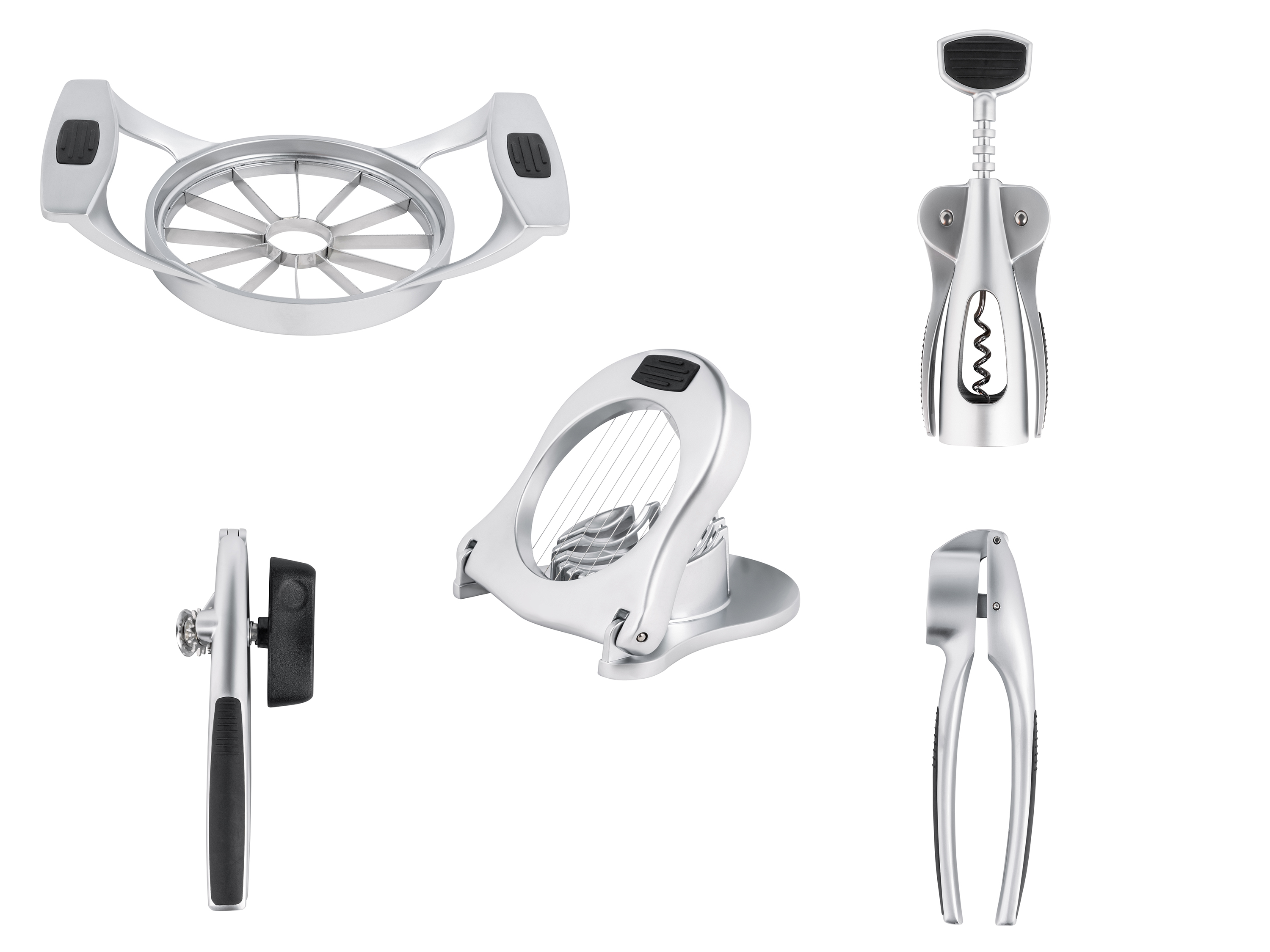 LIVARNO home Coupe-pommes ou Tire-bouchon ou Coupe-œuf ou Ouvre-boîte ou Presse-ail