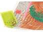 Kit de broderie diamant avec strass colorés, stylet applicateur et plateau.