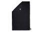 Serviette de bain Crivit noire, microfibre.