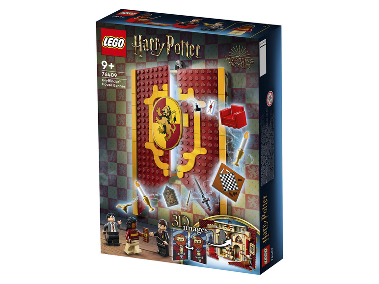 Aller en mode plein écran : LEGO® Harry Potter™ Le blason de la maison Gryffondor - Image 4