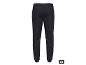Pantalon de survêtement bleu foncé avec poignets côtelés, vue arrière.