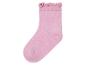 Une chaussette rose à volants