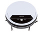 Un aspirateur robot Silvercrest blanc avec des brosses.