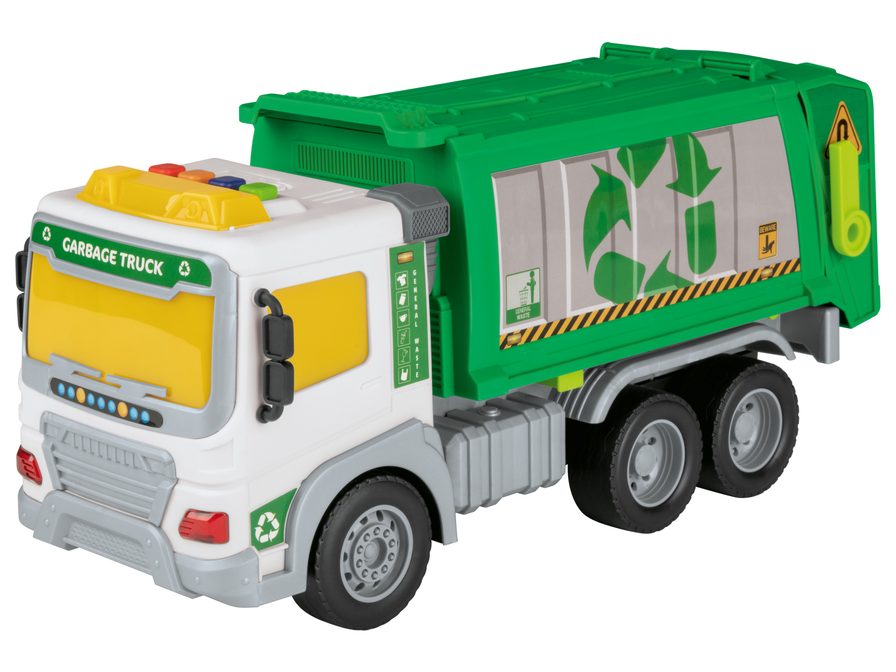 Playtive Camion miniature sonore (Camion de recyclage)