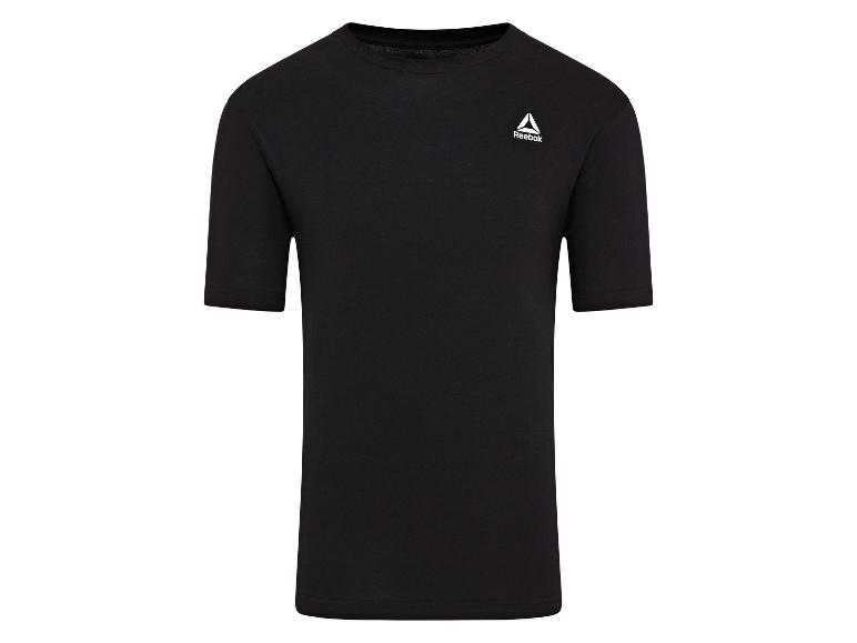 Un t-shirt noir à manches courtes de Reebok.