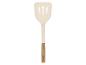 Spatule en silicone beige SilverCrest avec manche en bois.