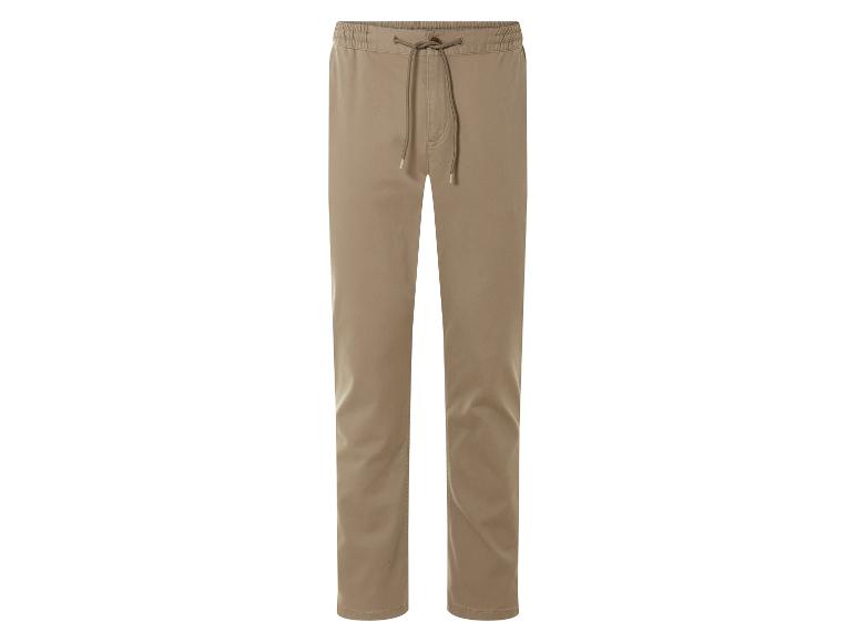Pantalon beige avec cordon.