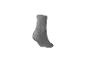 Chaussette grise sur fond blanc