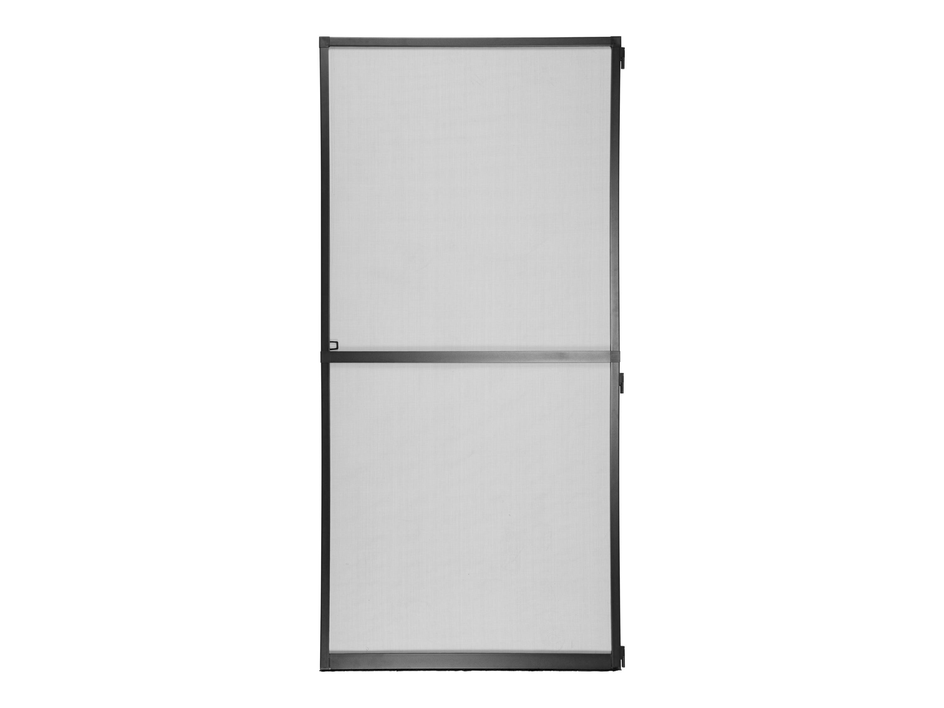 LIVARNO home Moustiquaire de porte en aluminium, 100 x 210 cm (anthracite)