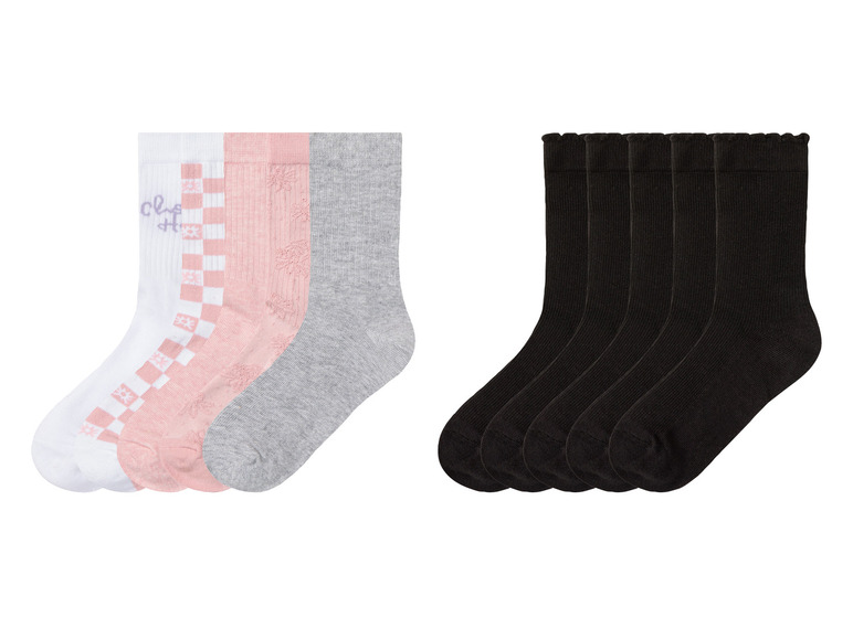 pepperts!® Lot de 5 paires de chaussettes fille