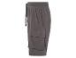 Shorts cargo gris foncé à cordon.