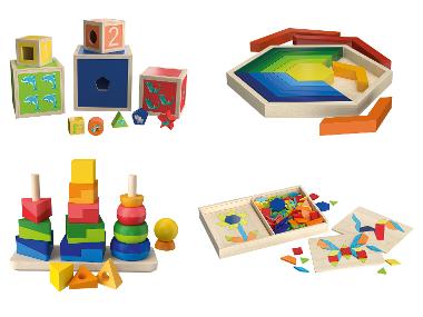LUPILU® Jeu d'éveil en bois