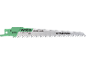 Lame de scie sabre pour bois, droite, grossière, 6 TPI, HCS