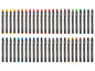 Assortiment de pastels aquarellables Crelando.
