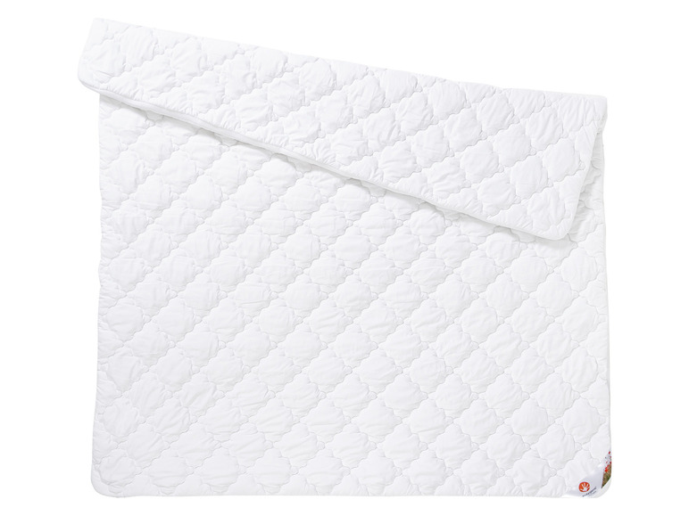 Couette blanche avec un motif de points de Baby-Walz.