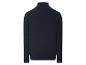 Pull col montant bleu foncé pour homme, vue de dos.