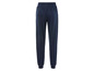 Pantalon de survêtement bleu marine avec taille élastique.