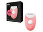 Un épilateur Braun Silk-épil 3 rose pour l'épilation.