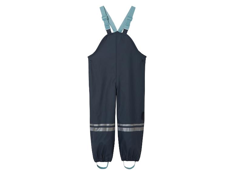Salopette de pluie bleu marine pour enfant.